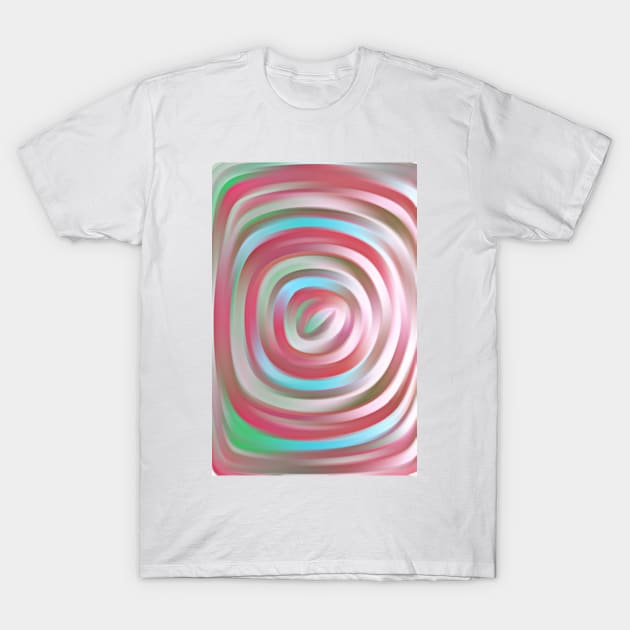 Hypnotic rainbow T-Shirt by Cybertrunk